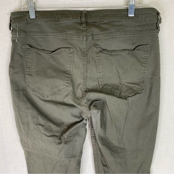 H&M &denim Green Skinny Ankle Denim Stretch Jeans 33 - Picture 6 of 10